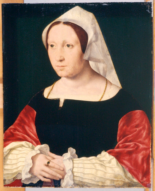 Anna Laurensdr. van Spangenin muotokuva (noin 1548) - Joos van Cleve