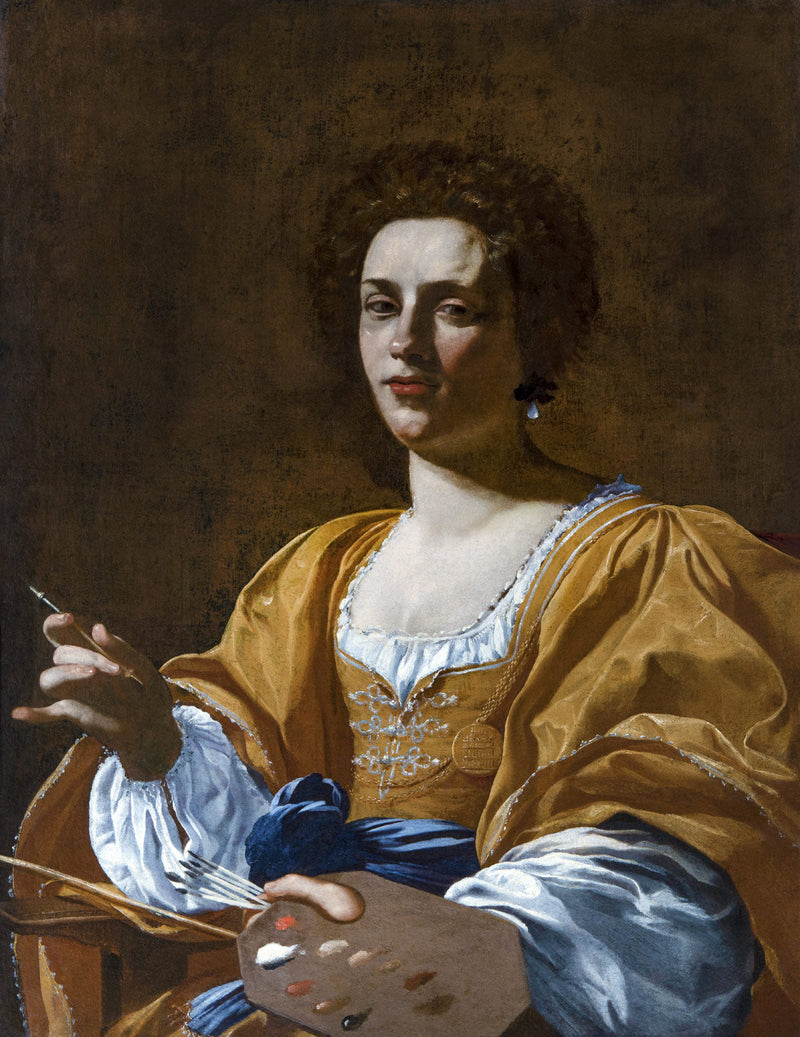 Artemisia Gentileschin muotokuva - Simon Vouet
