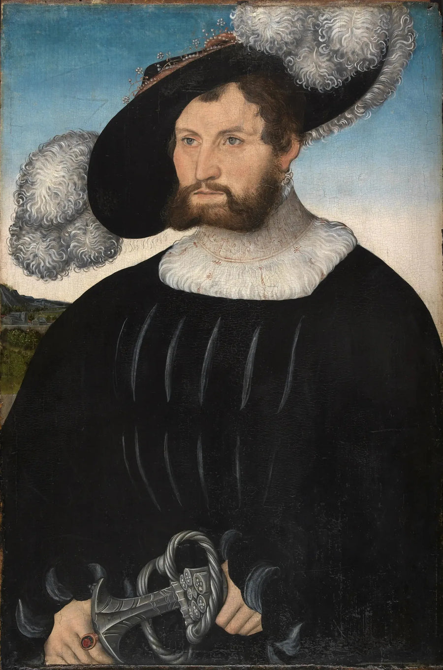 A. de Rechenbergin muotokuva - Lucas Cranach vanhempi