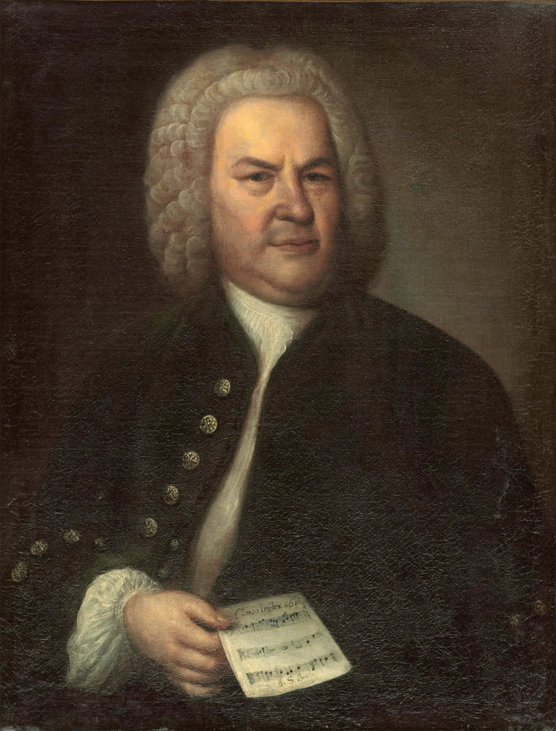 Bachin muotokuva - Elias Gottlob Haussmann