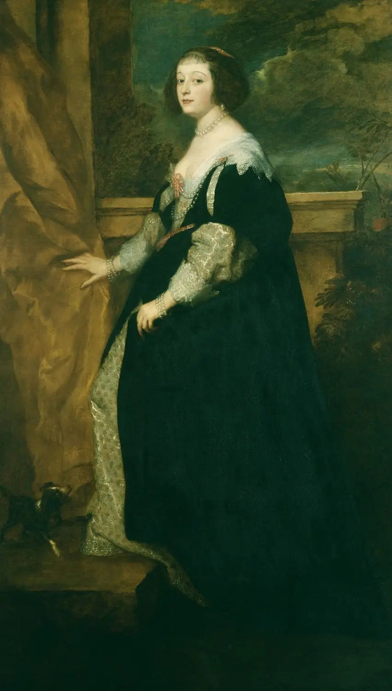 Béatrice de Cusance, prinsessa Cante-Croixin muotokuva - Antoine van Dyck