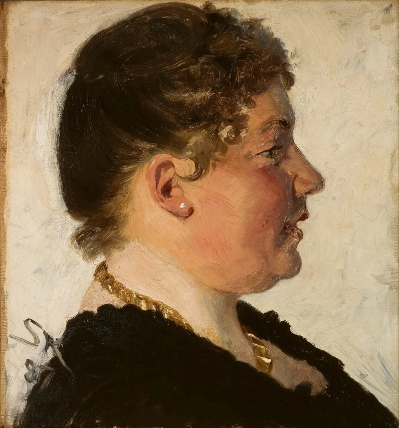 Béatrice Diderichsenin muotokuva. - Peder Severin Krøyer