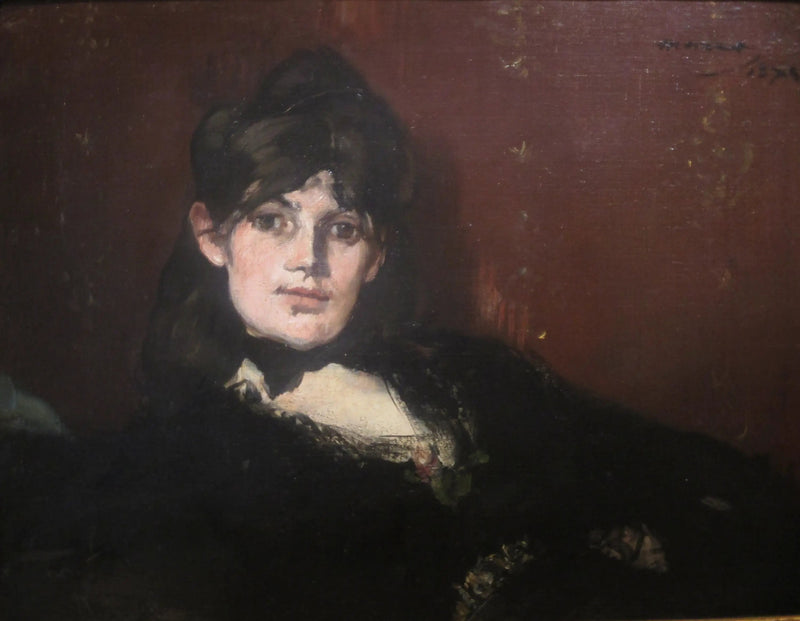 Berthe Morisotin muotokuva makuulla - Édouard Manet