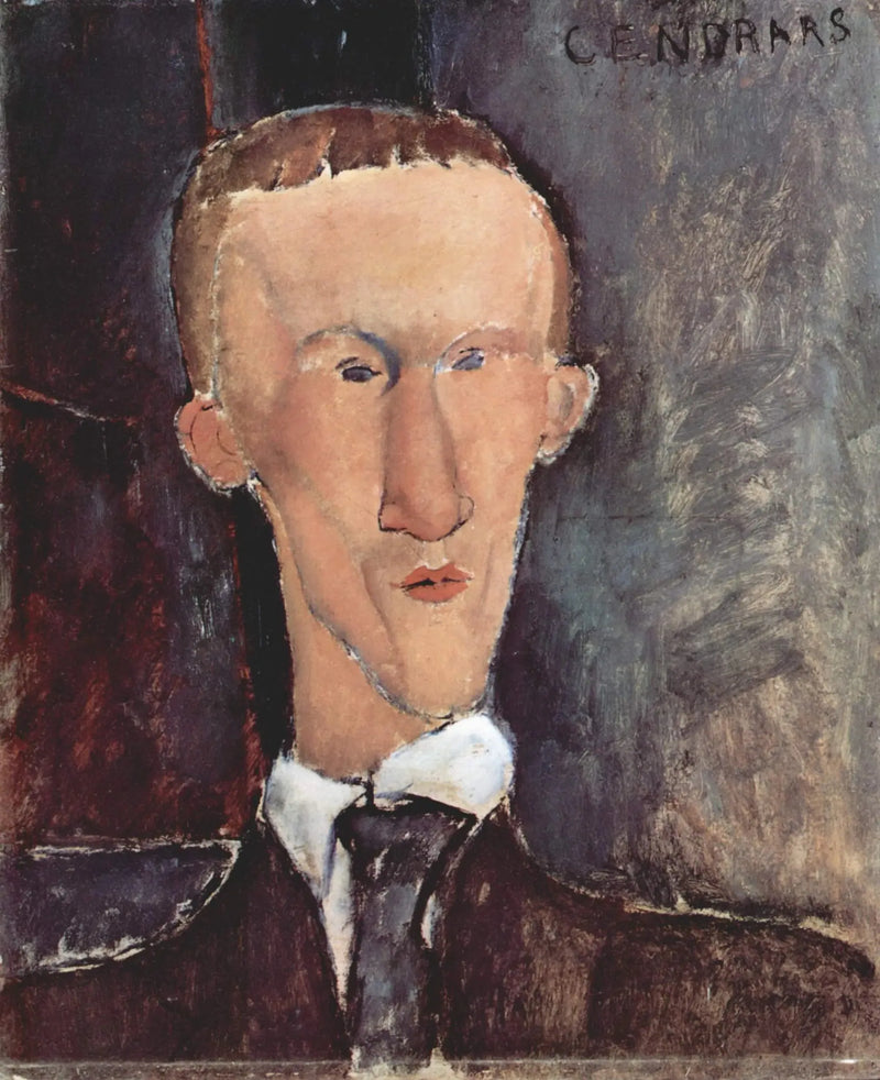 Blaise Cendrarsin muotokuva - Amedeo Modigliani