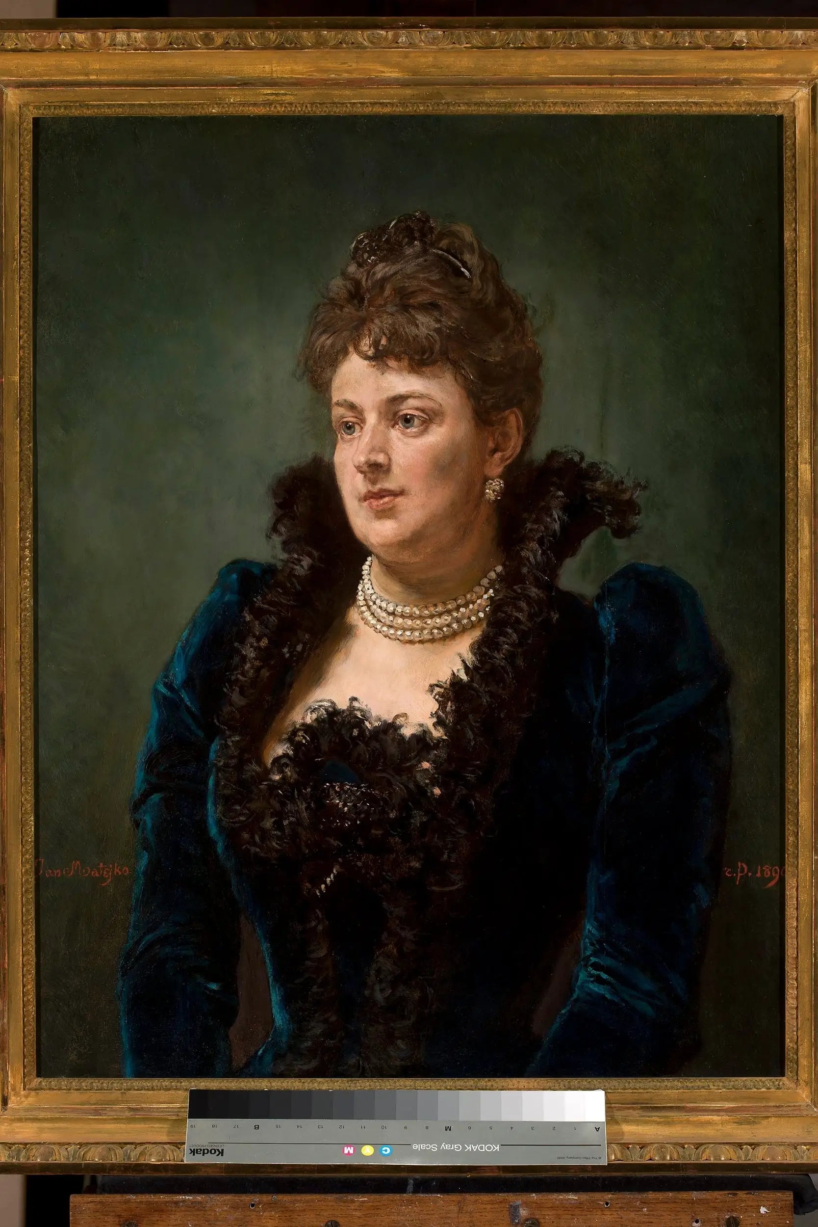 Portrait de Bona Ossowiecka - Jan Matejko - Alpha Reproduction