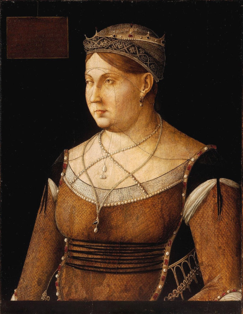 Catherine Cornaron kuningatar Kyproksella - Gentile Bellini