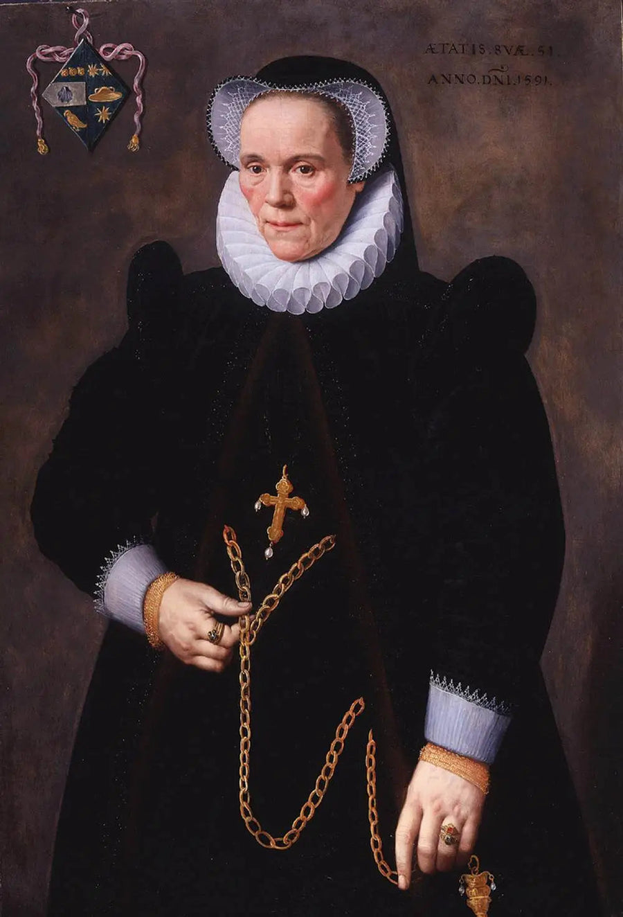 Catherine van Damme - vaimo François de Grooten - Frans Pourbus nuorempi