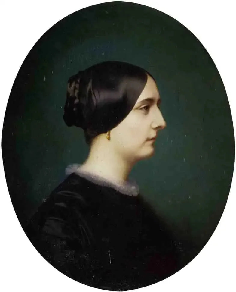 Cécile Vitetin muotokuva, profiilista - Jean-Léon Gérôme
