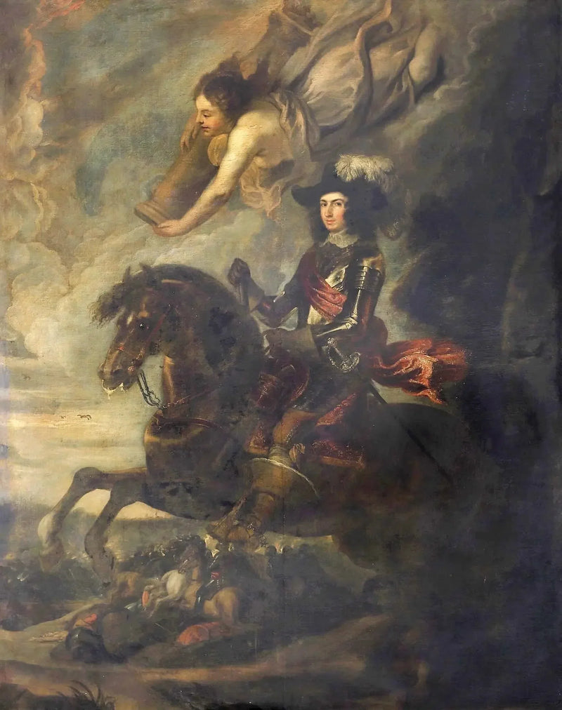 Charles Colonna, marsin herttuan muotokuva ratsain - Peter Paul Rubens