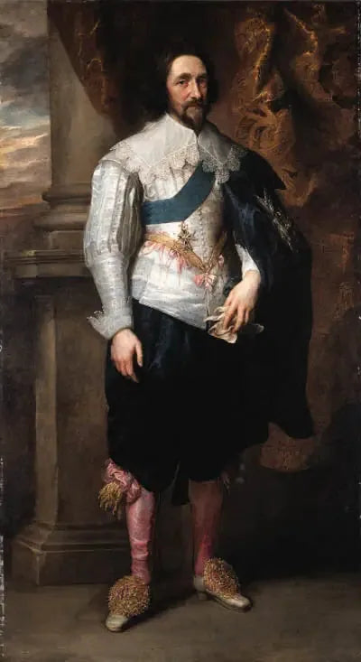 Charlesin, marquis de Vieuvillen muotokuva - Antoine van Dyck