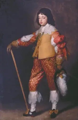 Charlesin, Walesin prinssin, tulevan Charles II:n muotokuva - Antoine van Dyck