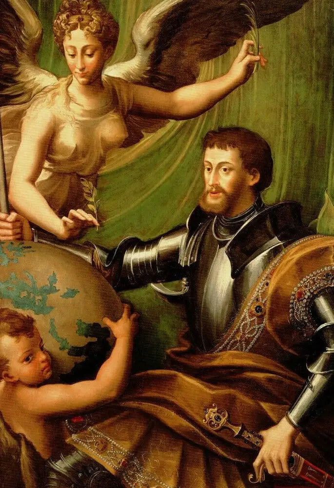 Kaarle Quintin muotokuva - Parmigianino