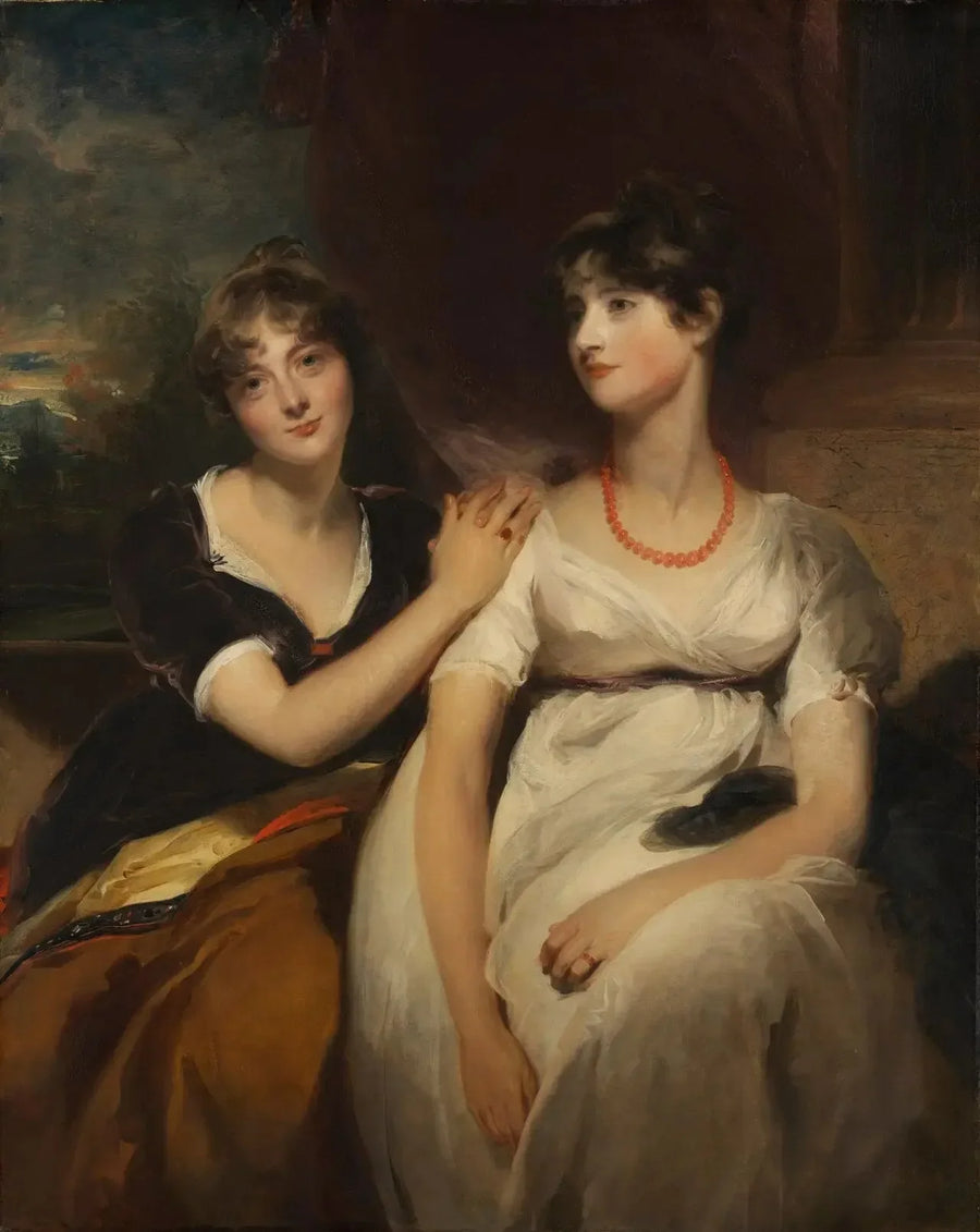 Charlotte ja Sarah Carteret-Hardyn muotokuva - Thomas Lawrence