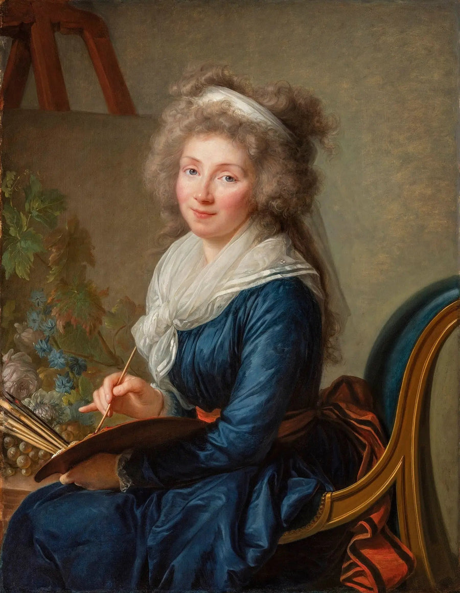Charlotte Eustache Sophie de Fuligny Damasin muotokuva - Elisabeth Vigée Le Brun