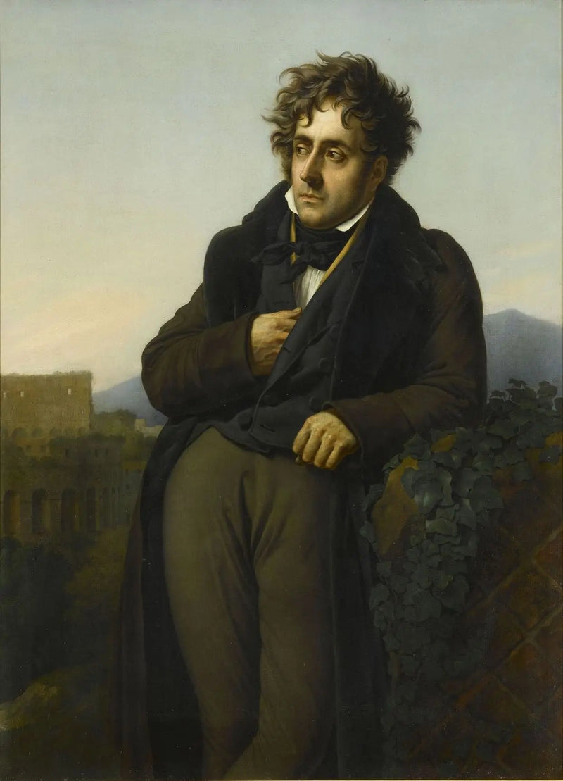 Chateaubriandin muistelma Rooman raunioiden äärellä - Anne-Louis Girodet