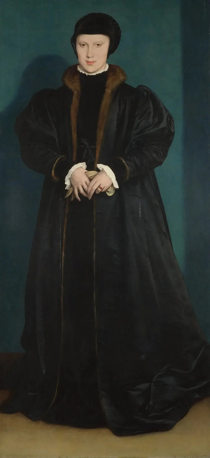 Christine de Danemarkin muotokuva - Hans Holbein nuorempi