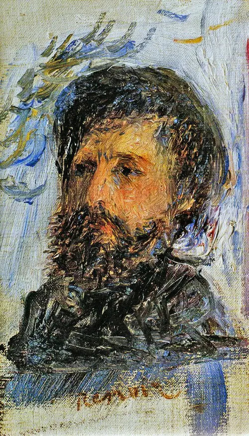 Claude Monetin muotokuva - Pierre-Auguste Renoir