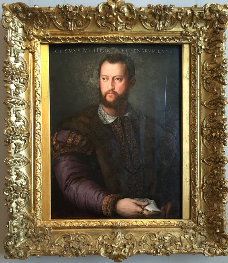 Cosme I de Médicis'n muotokuva. - Bronzino