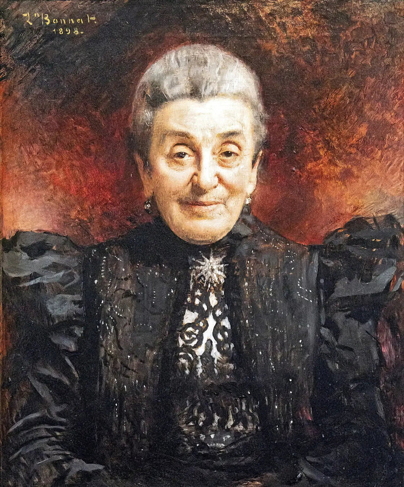Vanhan naisen muotokuva - Léon Bonnat