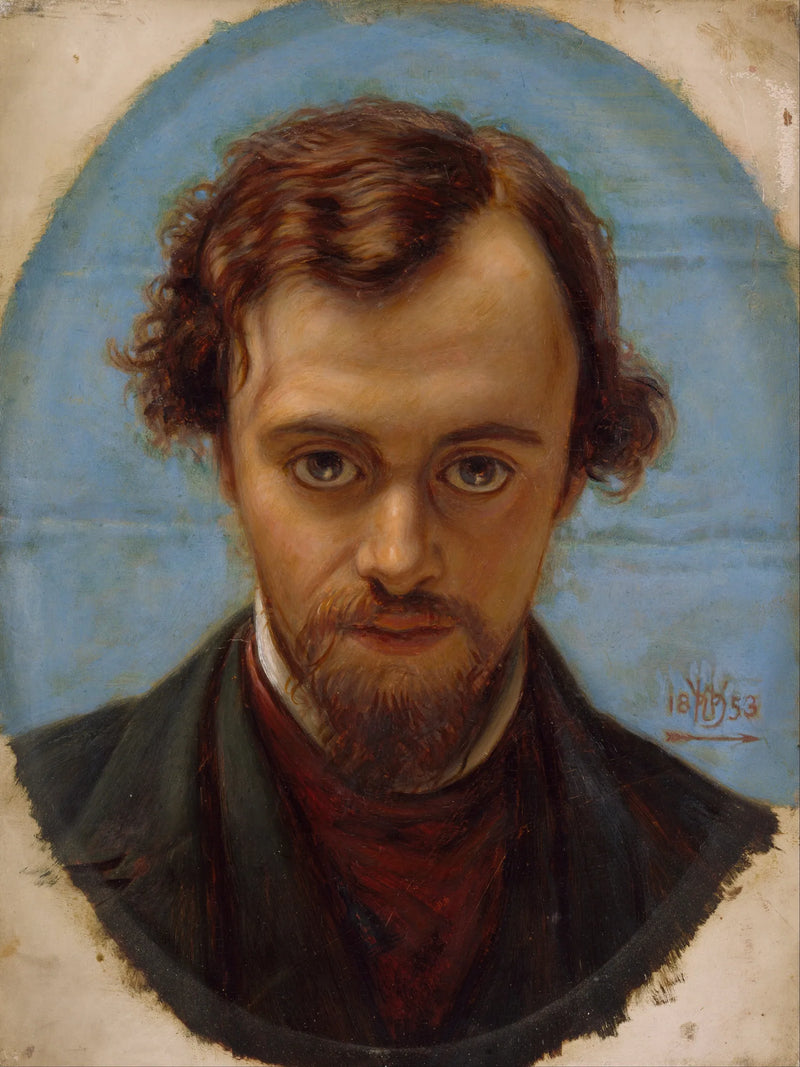 Dante Gabriel Rossettin muotokuva 22-vuotiaana - William Holman Hunt