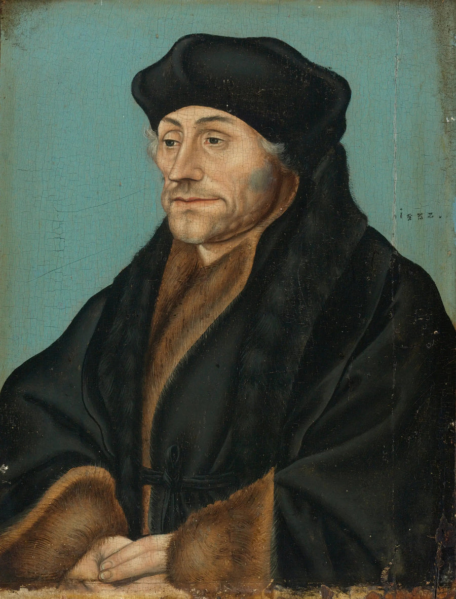 Desiderius Erasmusin muotokuva - Lucas Cranach vanhempi