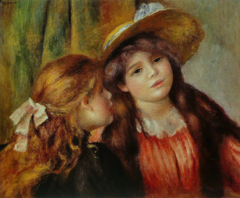 Kahden tytön muotokuva - Pierre-Auguste Renoir