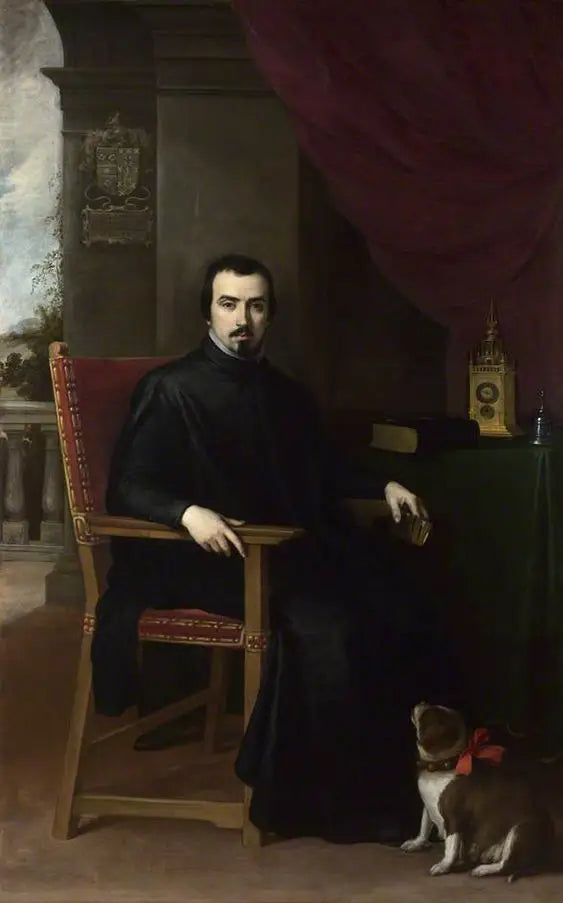 Don Justino de Neve - Bartolomé Esteban Murillo - Muotokuva