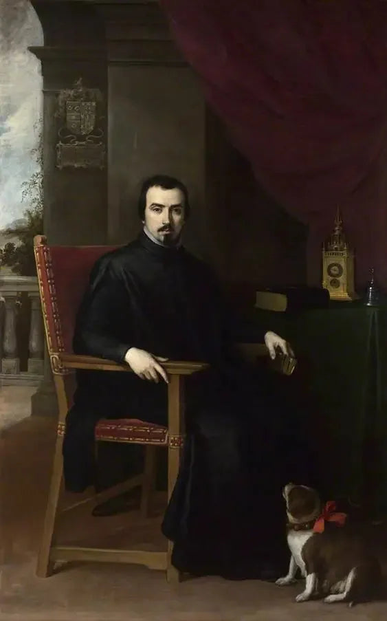 Don Justino de Neve - Bartolomé Esteban Murillo - Muotokuva