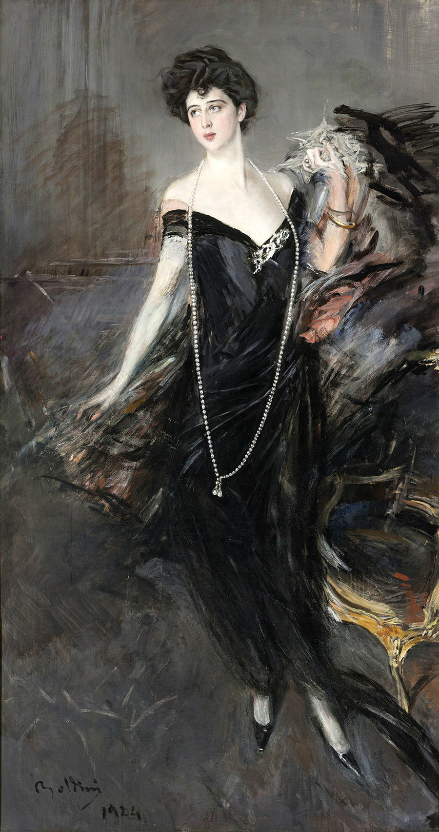 Donna Franca Florion muotokuva - Giovanni Boldini