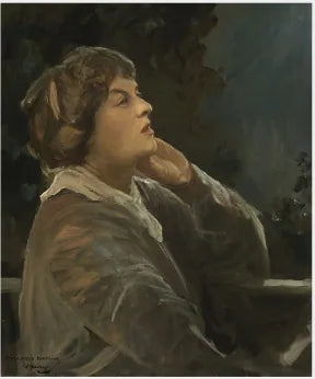 Dora Sigersonin (rouva Shorterin) (n. 1870-1918) muotokuva, runoilija - John Lavery