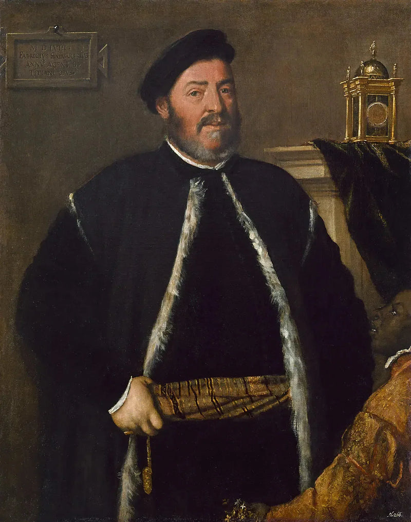 Fabrizio Salvaresion muotokuva - Titian