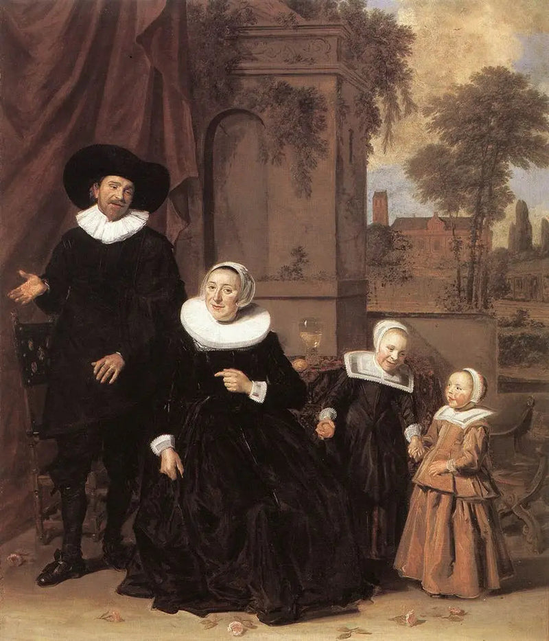 Perhepotri maisemassa - Frans Hals