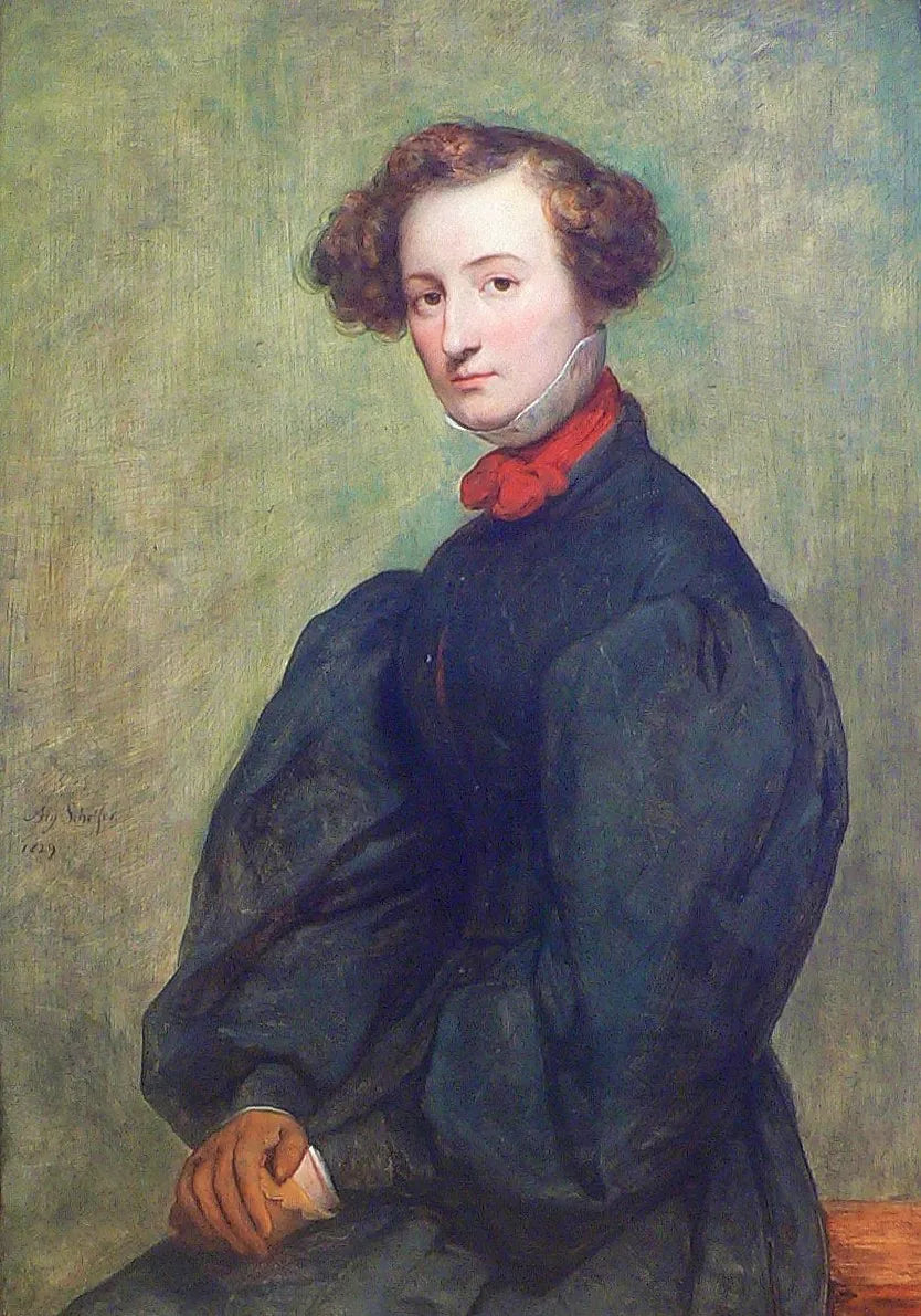 Félicie de Fauveau - Ary Schefferin muotokuva