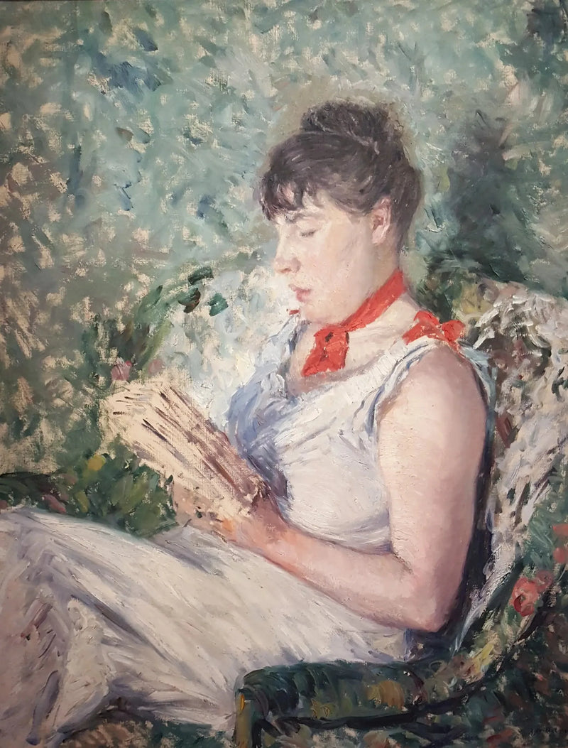 Istuva nainen, lukemassa - Gustave Caillebotte