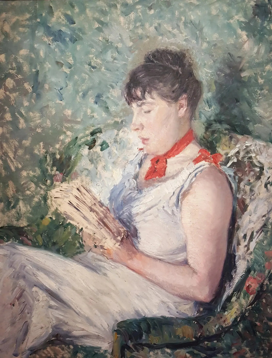Istuva nainen, lukemassa - Gustave Caillebotte