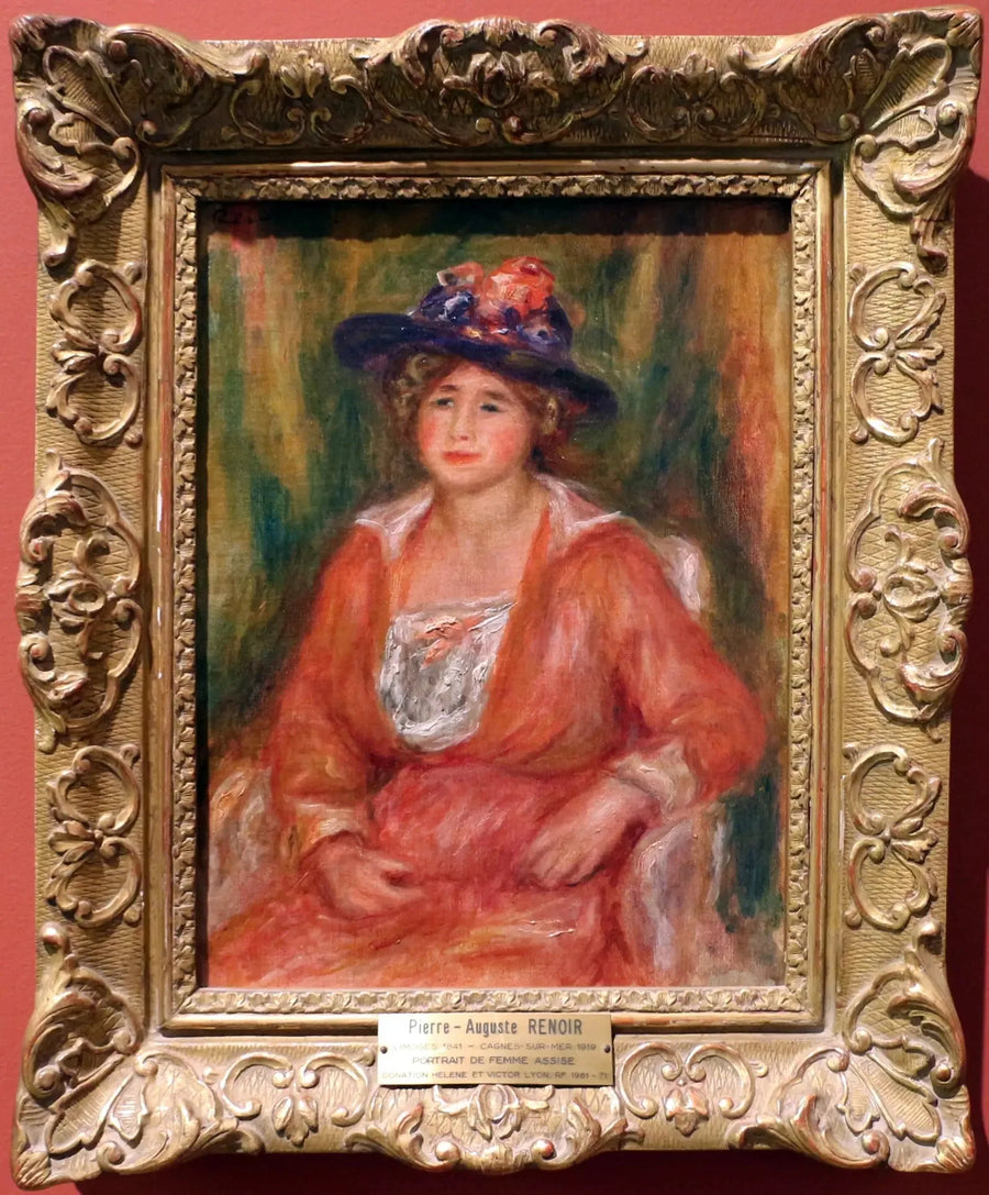 Istuva nainen - Pierre-Auguste Renoir