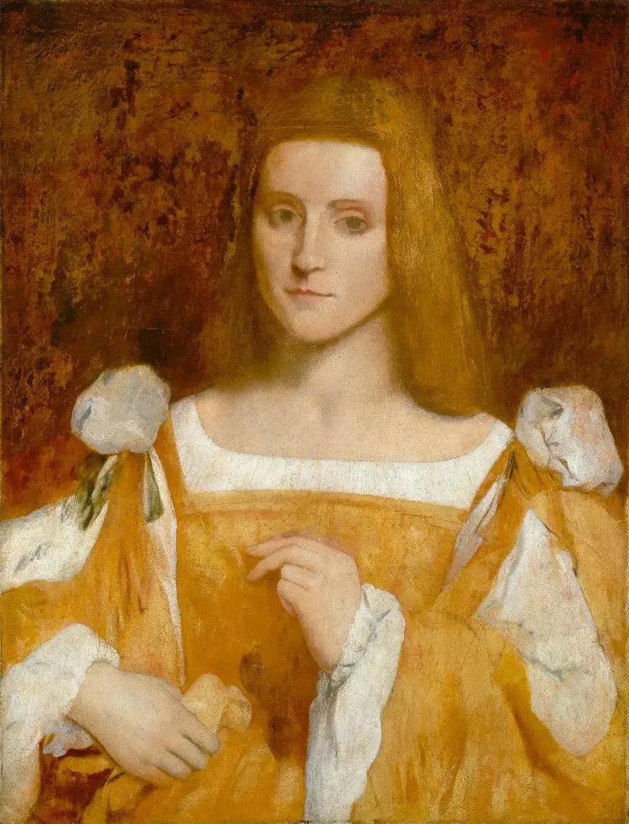 Naisen muotokuva Caroton mukaan - Edgar Degas