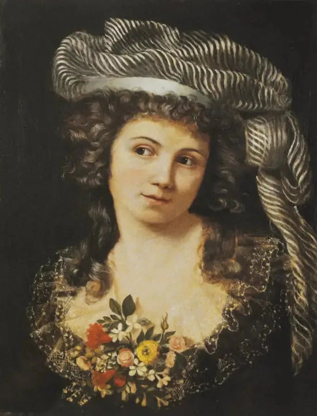Naisen muotokuva - Gustave Courbet