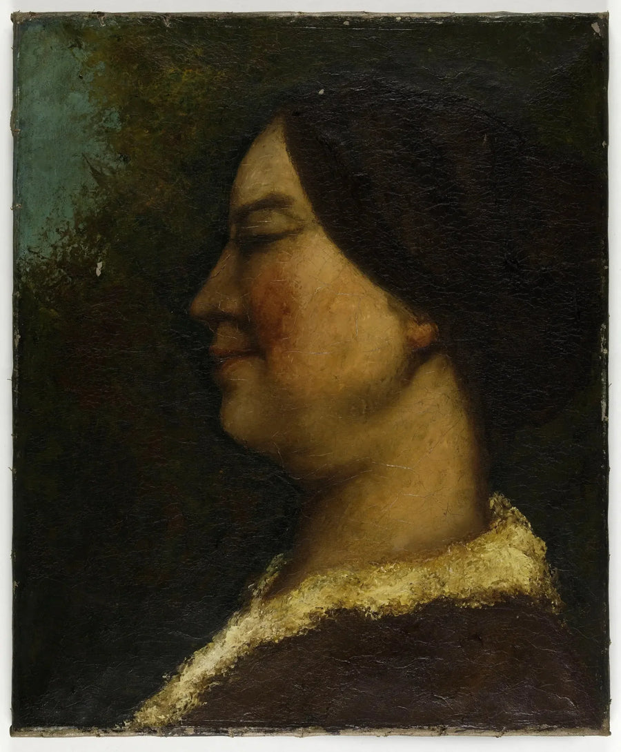 Naisen muotokuva - Gustave Courbet