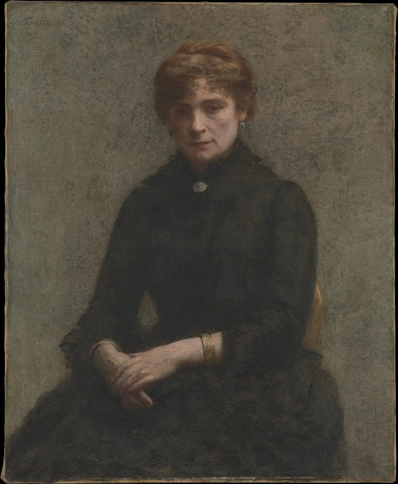 Naisen muotokuva - Henri Fantin-Latour