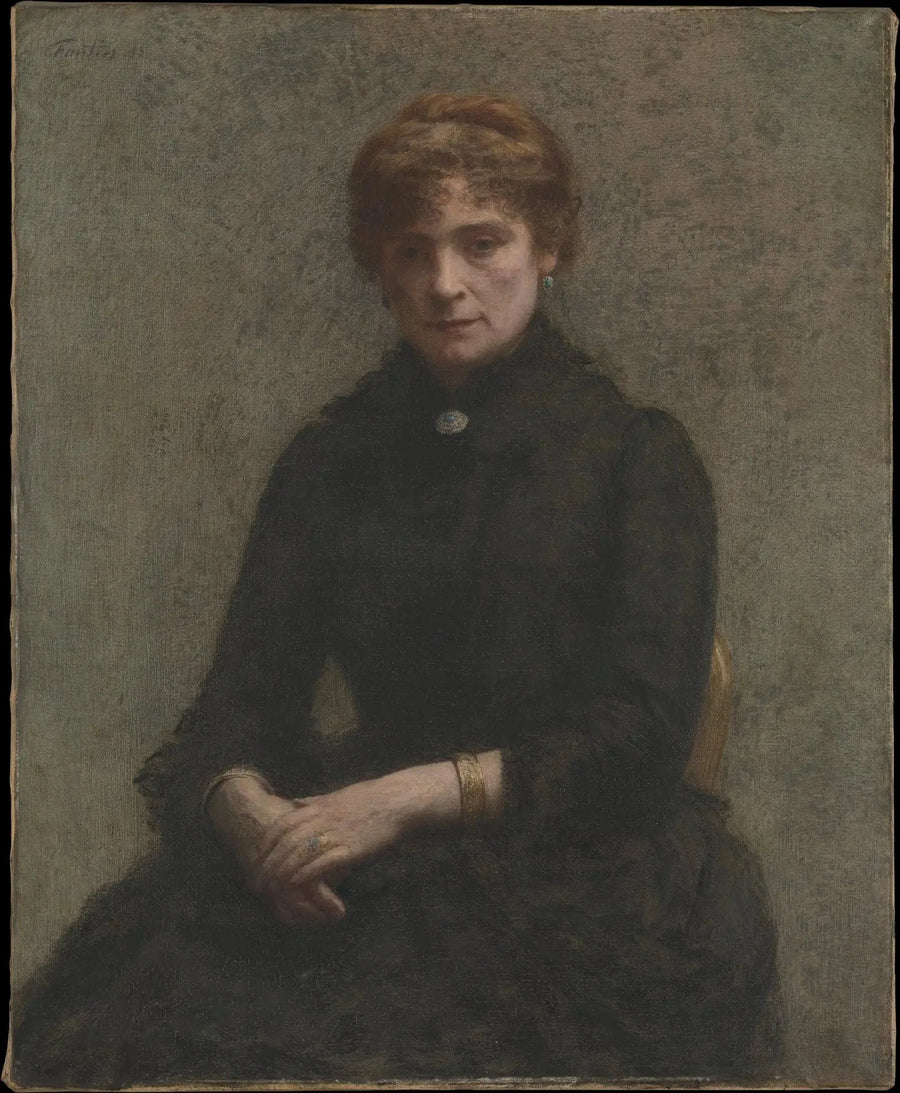 Naisen muotokuva - Henri Fantin-Latour