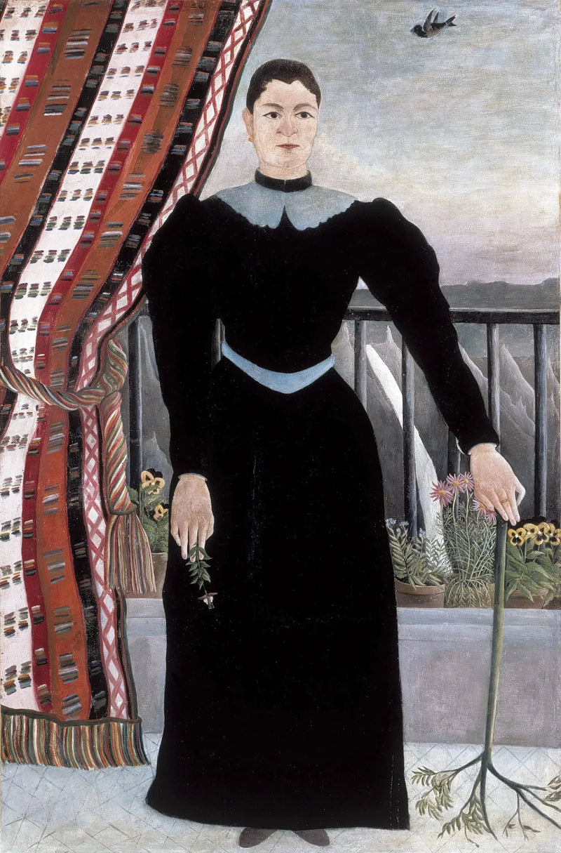 Naisen muotokuva - Henri Rousseau