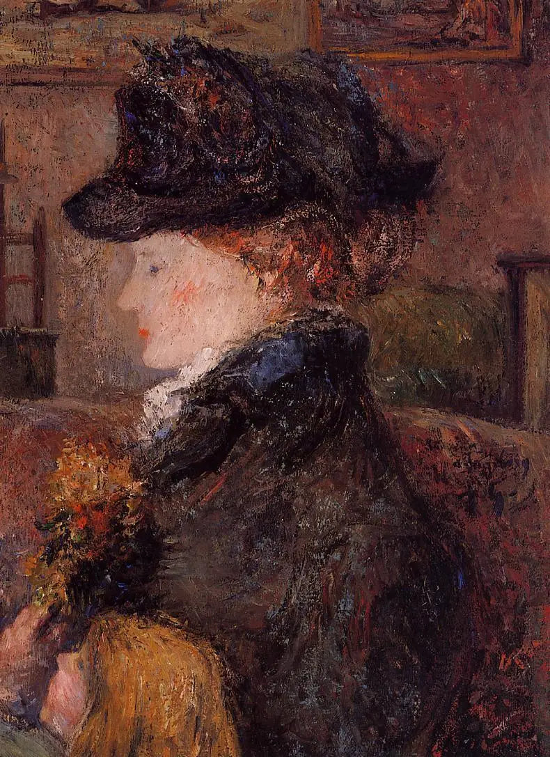 Naisten muotokuva (Ingeborg Thaulow) - Paul Gauguin
