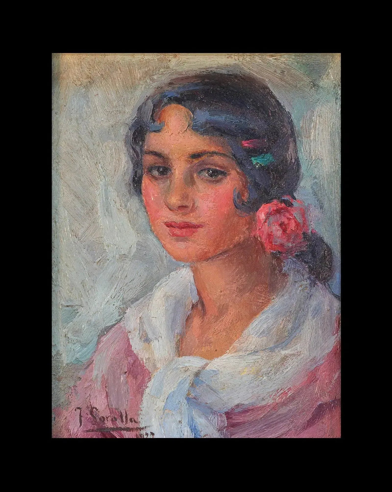 Naisten muotokuva - Joaquín Sorolla