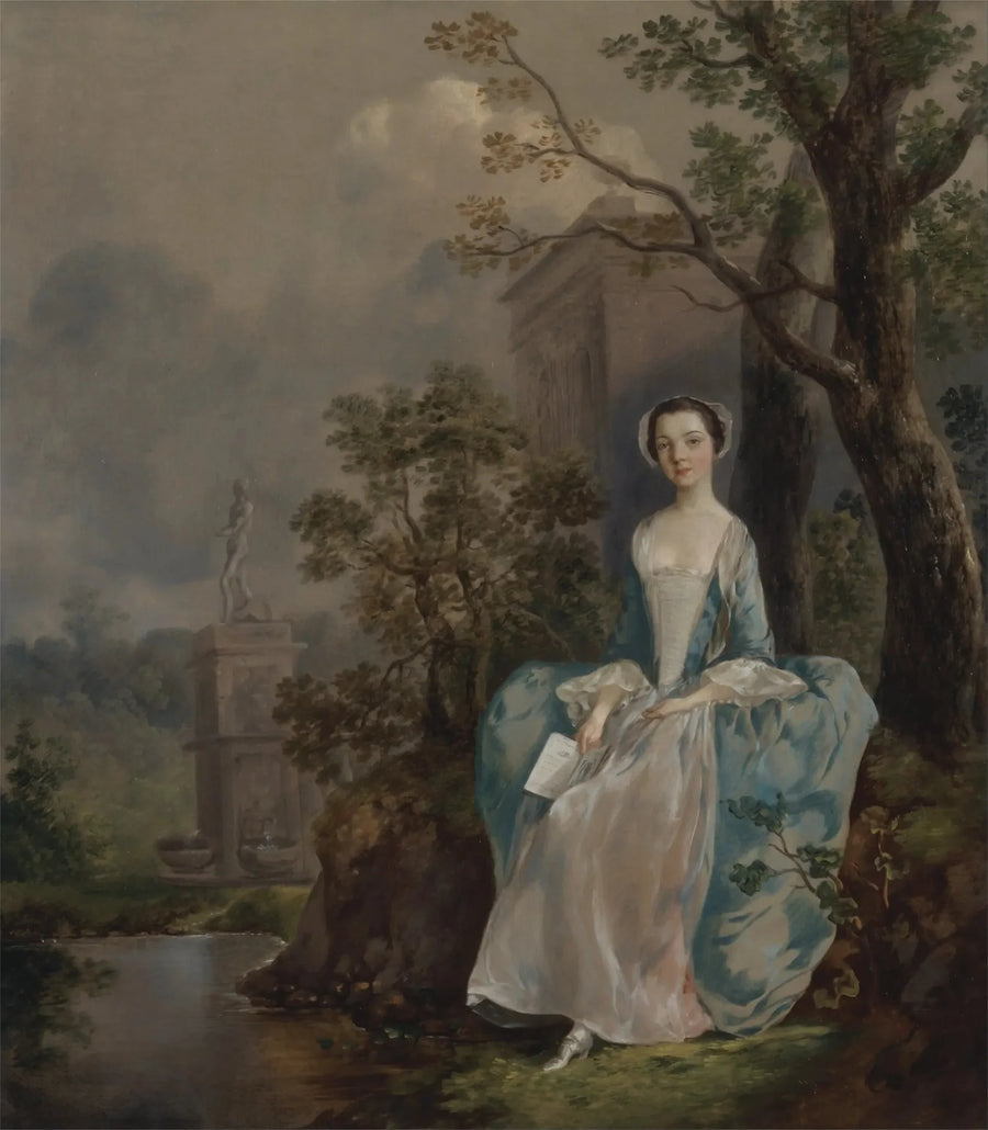 Naisrintakuva - Thomas Gainsborough