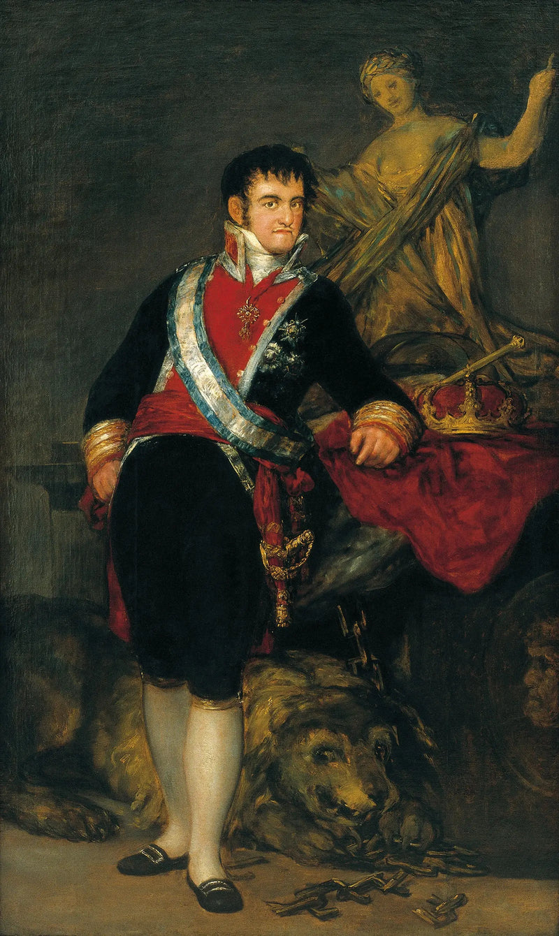 Ferdinand VII:n muotokuva Espanjasta - Francisco de Goya