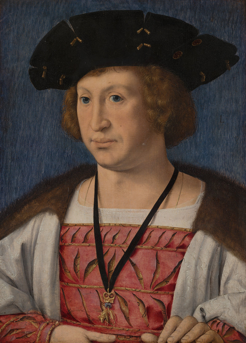 Floris van Egmondin (1469-1539) muotokuva, Burenin ja Leerdamin kreivi - Jan Gossaert