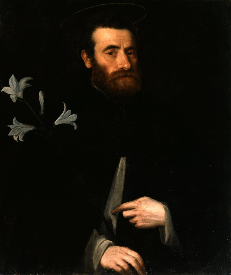 Fra Lorenzo da Bergamon muotokuva - Lorenzo Lotto