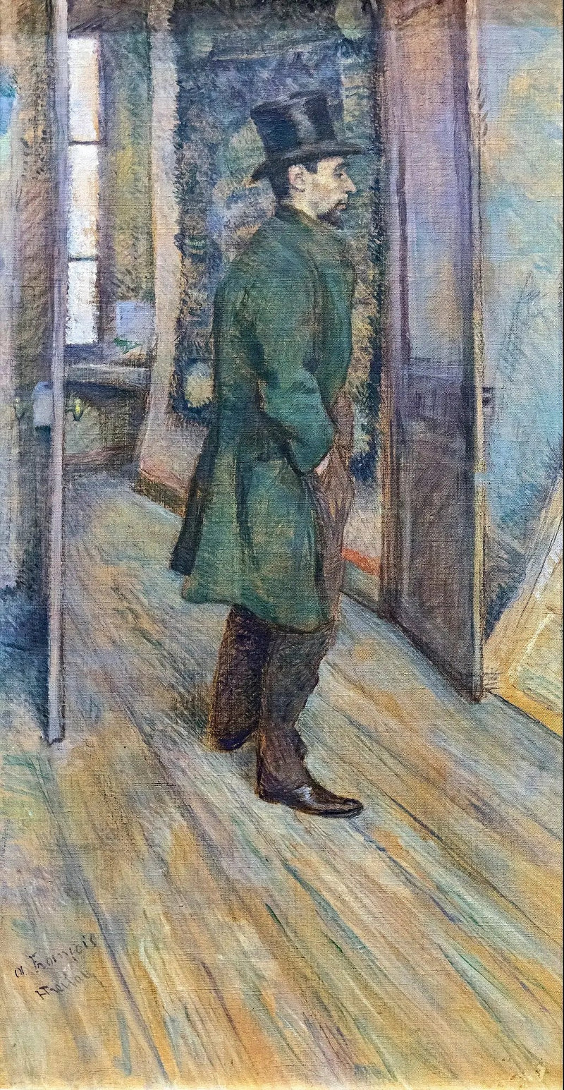 François Gauzin muotokuva - Henri de Toulouse-Lautrec
