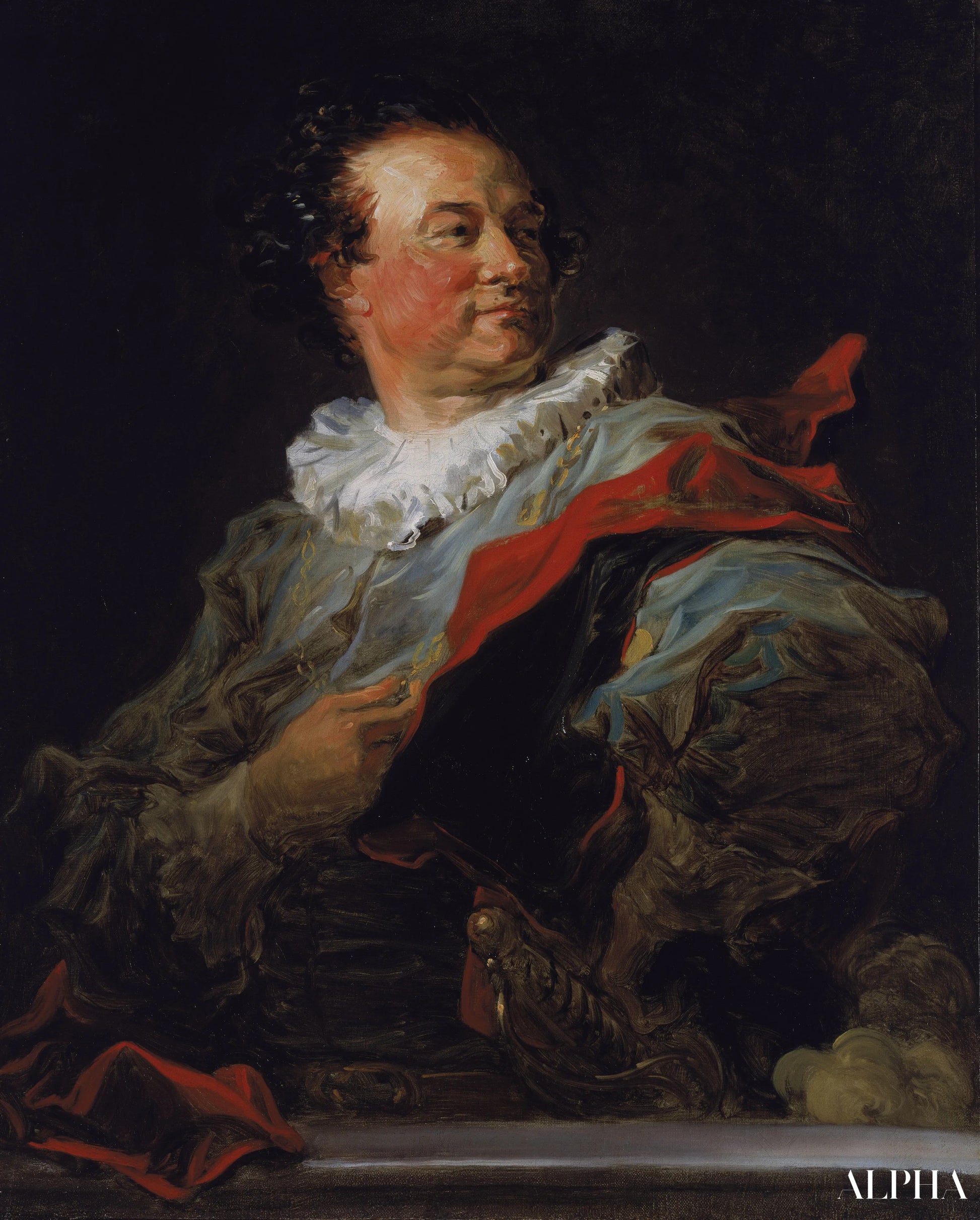 François-Henri d'Harcourtin muotokuva - Jean-Honoré Fragonard - Korkealaatuiset taulujen ja maalauksien reproduktiot
